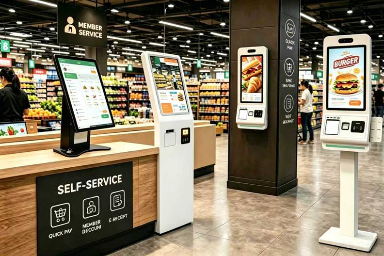 KIOSCO AUTO SERVICIO PEDESTAL 15.6″ - Imagen 2